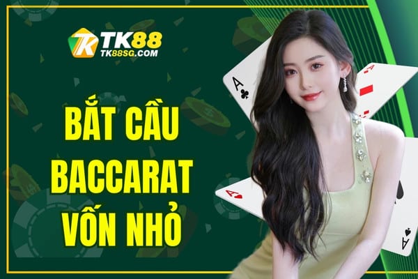 Bắt cầu Baccarat vốn nhỏ an toàn tại TK88 nhận thắng lớn